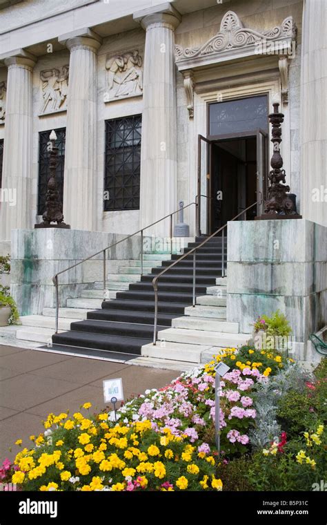 History Museum Library Buffalo City New York State USA Stock Photo - Alamy