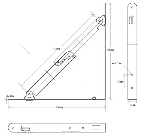 Folding Shelf Bracket - Richelieu Hardware