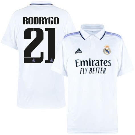 Real Madrid Rodrygo Home Jersey - Printed - NEBGIFT