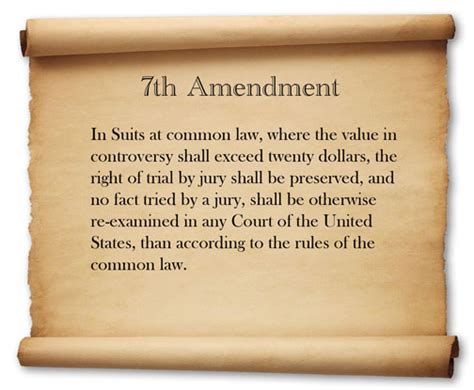 7th Amendment - The Bill of Rights