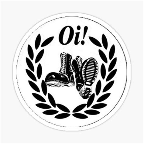 "Oi!" Sticker by Psychoskin | Redbubble