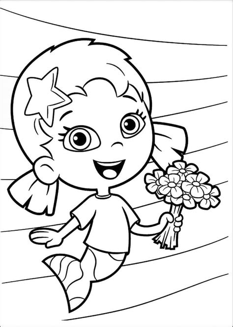 25 Free Printable Bubble Guppies Coloring Pages