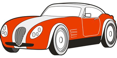 Oldtimer vintage automobile drawing free image download