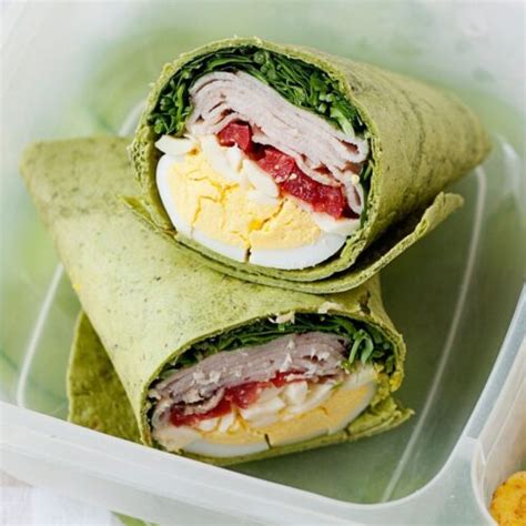 Quick & Easy Turkey Club Wrap Recipe | MOMables School Lunches