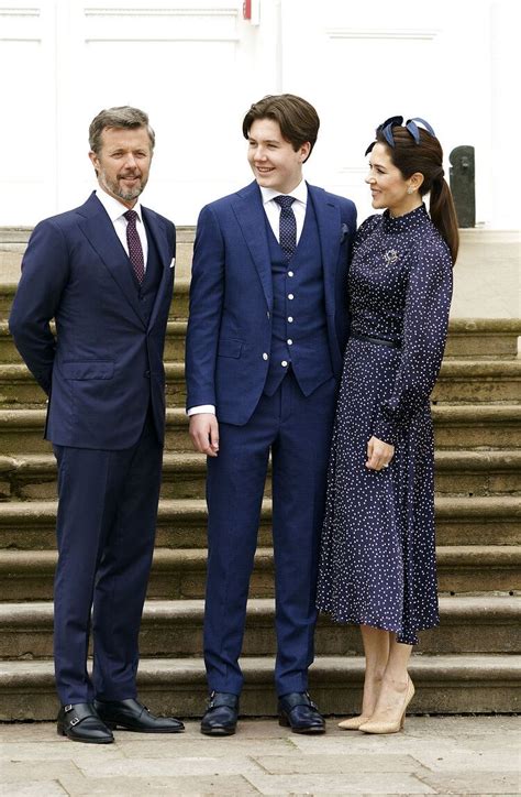 The Family of Crown Prince of Denmark Attend Prince Christian's Confirmation — Royal Portraits ...