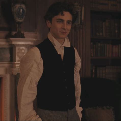 Timothee Chalamet as Laurie Laurence in Little Women