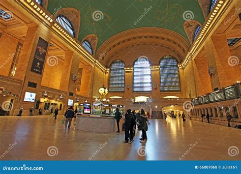 Grand Central Railway Station Interior, New York, USA Editorial Stock Photo - Image of wagon ...