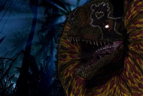 Jurassic park Dilophosaurus by yankeetrex on DeviantArt