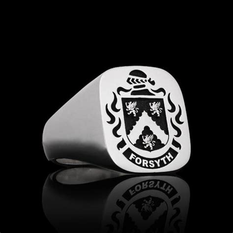 Forsyth Family Crest – Heraldic Jewelry