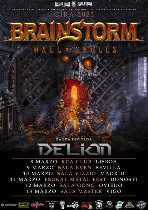 Confirmado el «Wall Of Skulls Tour 2023» de Brainstorm ‹ Metaltrip