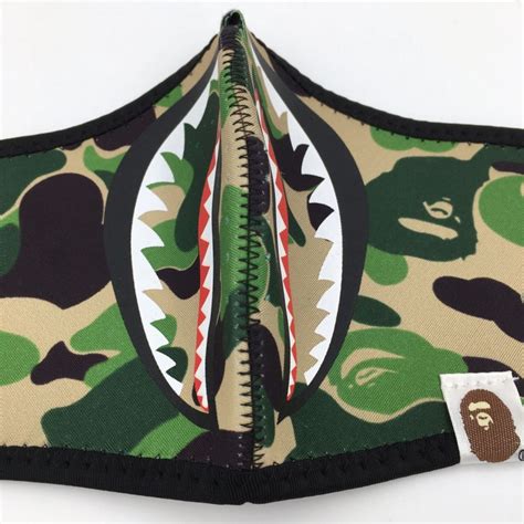 Bape Shark face wind protection mask ,bape face mask,bape shark camo ...