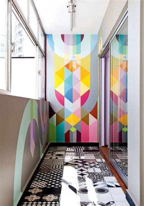 Geometric Wall Paint: Design Ideas With Tape (2023 Trends) - Home DIY