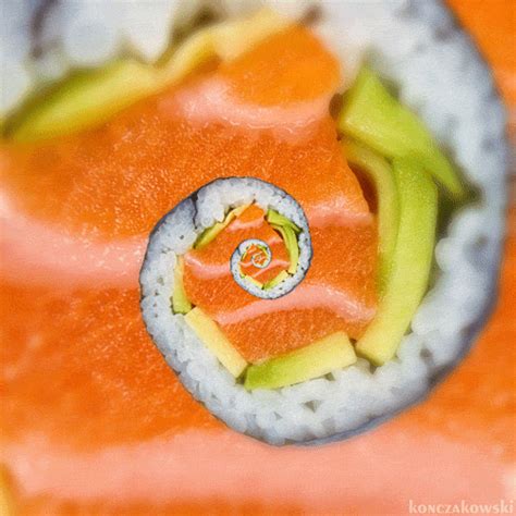 sushi-aesthetic:“sushi-a-la-carte:“*Look deep into the roll. You will ...