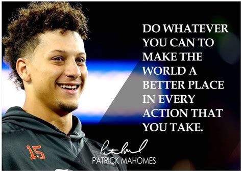 Patrick Mahomes Poster Motivational Quote Posters Inspirational Football Sports Decor Coaching ...