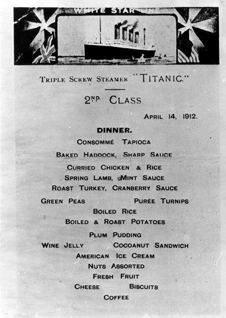 The Unbelievable Food That Was Served Aboard RMS Titanic | The Vintage News