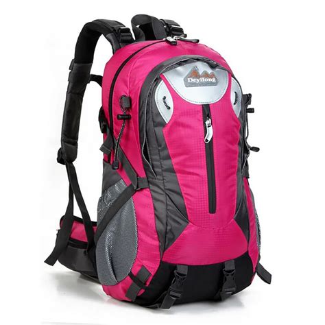 40L Outdoor Backpack Unisex Travel Climbing Backpacks Waterproof ...