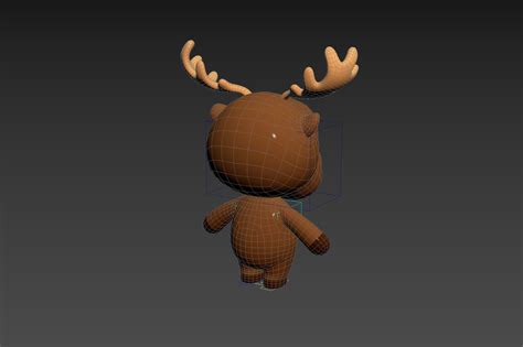 Character135 Rigged Moose 3D model rigged | CGTrader