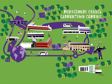 Montgomery College Campus Map - World Of Light Map