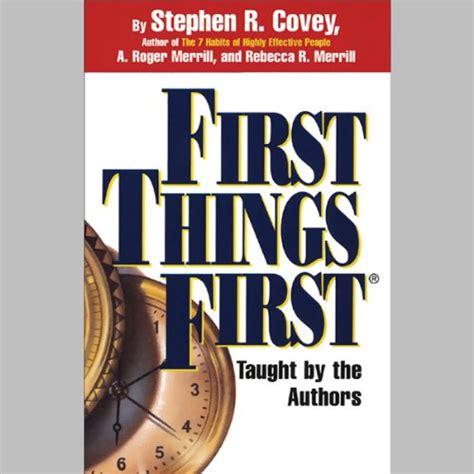 First Things First Audiobook | Free with trial