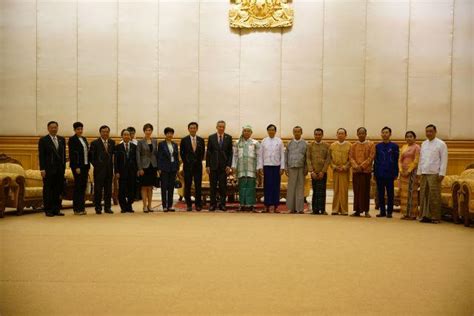 Taken at: Meeting with Myanmarâ€™s Speaker of the Union