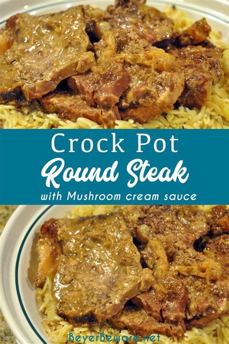 Crock Pot Round Steak | Tenderized round steak recipes, Beef round ...