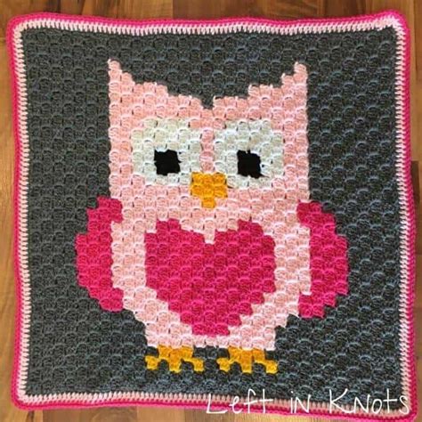 C2C Animal Graphs for Crochet Blankets or Pillows - Left in Knots