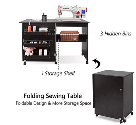 Sewing table for small spaces-5 are great options - Nana Sews