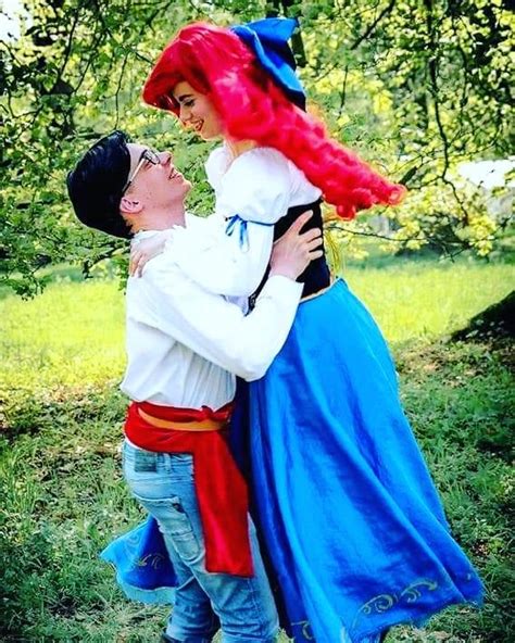 Ariel and Eric cosplay by Silky Cat | Silky, Instagram, Valentines