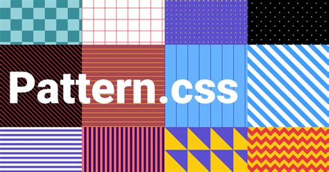 pattern.css - Background Patterns in CSS | Best Website Gallery