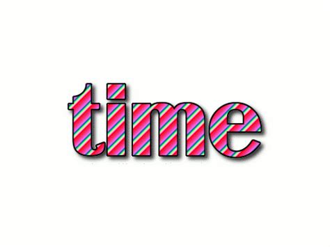 time Logo | Free Logo Design Tool from Flaming Text