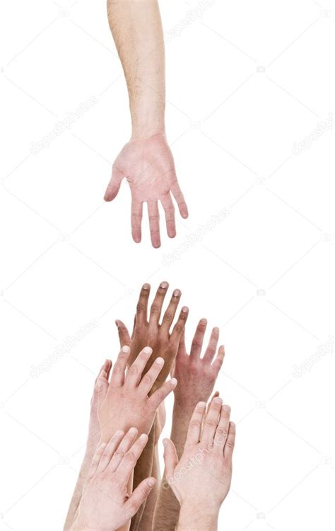 Hand reaching out for help — Stock Photo © gemenacom #3182918