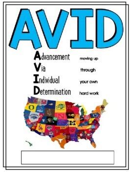 AVID Binder Cover by 3rd and Thriving | Teachers Pay Teachers