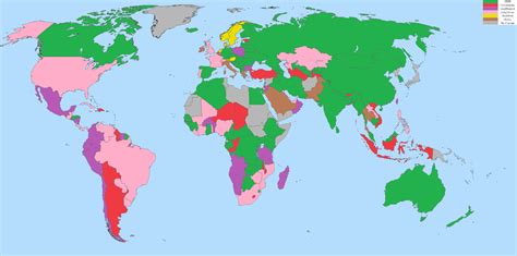 Fastest Growing Religion in Each Country : r/MapPorn