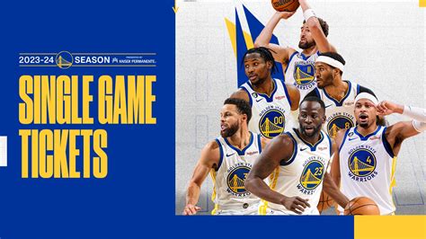 Warriors Single Game Tickets for the 2023-24 NBA Season Available ...