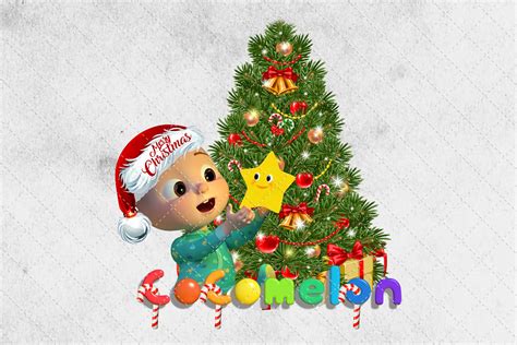 JJ Cocomelon Christmas Tree Png Cocomelon Christmas Png Jj | Etsy