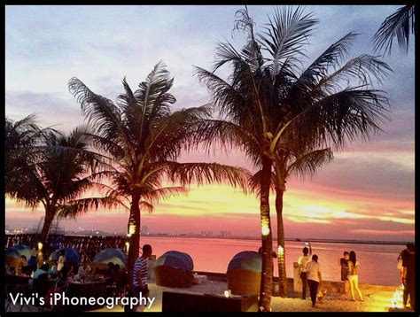 Sunset at Pantai Ancol, Jakarta - Indonesia. Copyrights Vivi Kembang ...