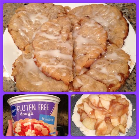 First time trying Pillsbury gluten free pie and pastry dough - made GF apple pastries. The dough ...