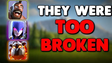 When Dark Elixir Troops Broke Clash of Clans... - YouTube