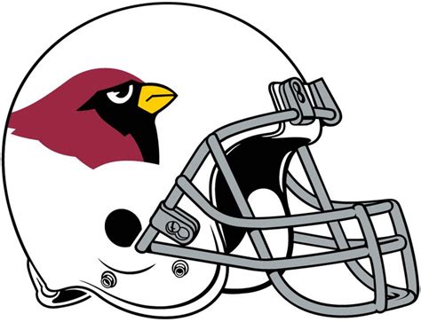 Phoenix Cardinals Helmet (1988-1993) - White helmet with cardinal head ...