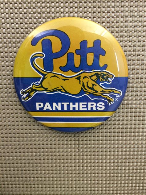 Throwback Pitt Panthers button Pittsburgh Panthers, University Of ...