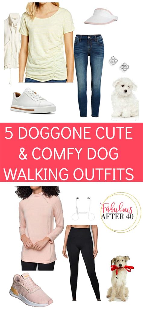 5 Cute & Comfy Dog Walking Outfits - Fabulous After 40