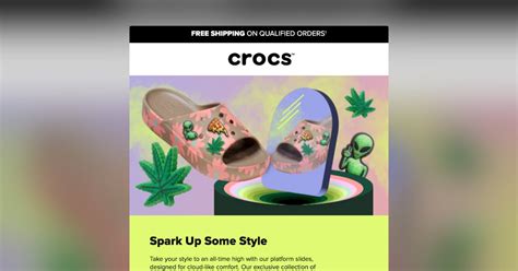 Email Design Inspiration by Crocs