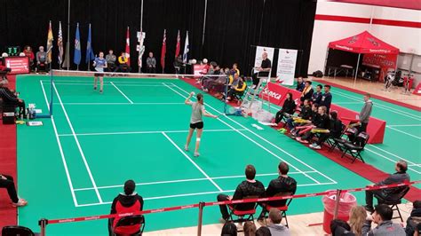 2017 CCAA Badminton National Championships - WS Gold Medal Match - YouTube