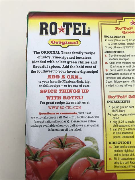 8 ROTEL Original Diced Tomatoes and Green Chilies 10 oz Cans FREE SHIP ...