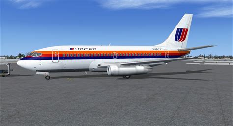 United Airlines Boeing 737-200 for FSX