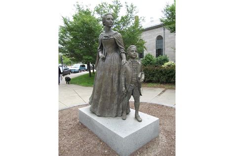Abigail Adams and John Quincy Statue - WWP