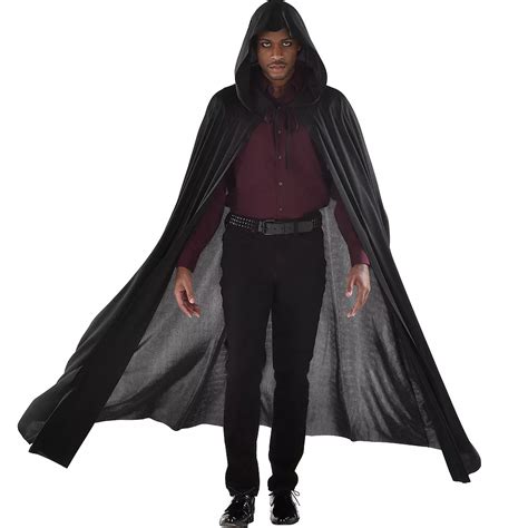 Black Hooded Cape | Party City