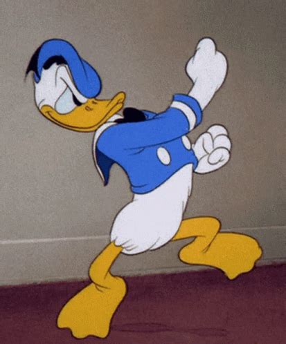 Donald Duck Fight | GIF | PrimoGIF