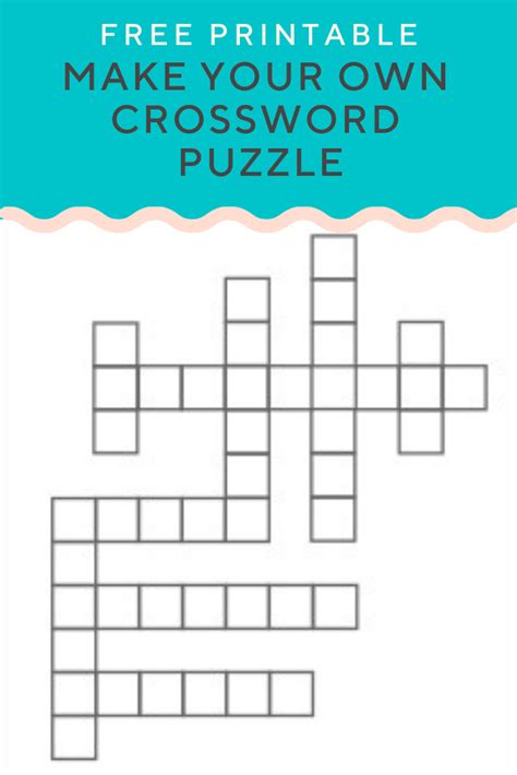 Crossword Puzzle Generator | Create and print fully customizable puzzles with this free ...