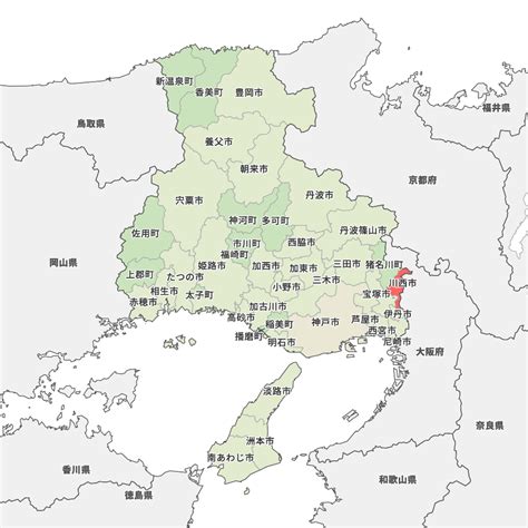 兵庫県川西市の地図 | Map-It マップ・イット